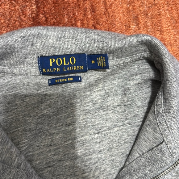 Polo Ralph Lauren Quarter-zip Sweater in Light Gray - Picture 2 of 3